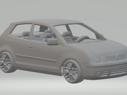 폭스바겐 폴로 3D 프린트 모델