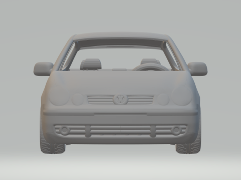 Vw polo Modèles 3D en vedette
