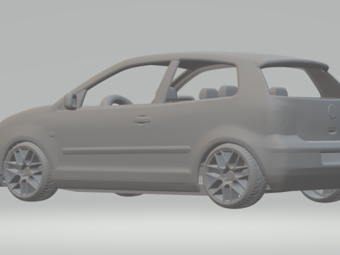 Vw polo Modèles 3D en vedette