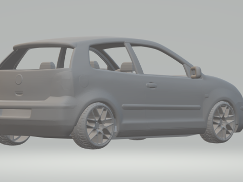 Vw polo Modèles 3D en vedette