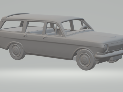 Gaz 24 volga wagon Modelo de impresión 3D
