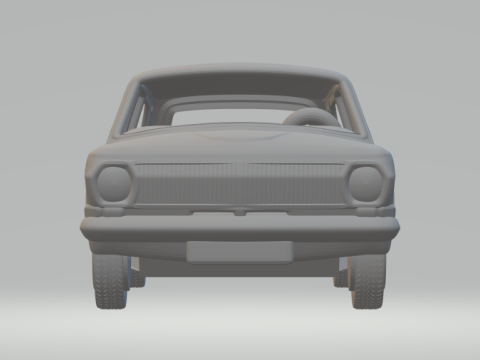 Gaz 24 volga wagon 3D प्रिंट मॉडल