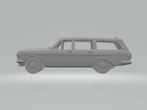 Gaz 24 volga wagon 3D प्रिंट मॉडल