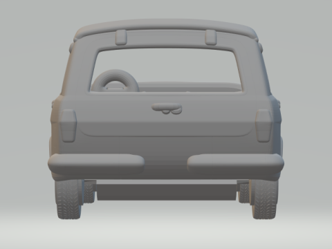 Gaz 24 volga wagon 3D प्रिंट मॉडल