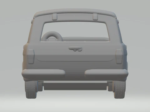 Gaz 24 volga wagon 3D Print Model