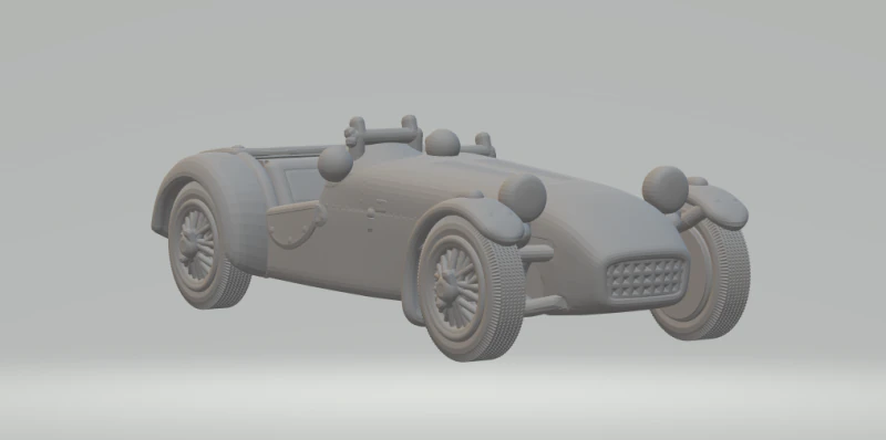 Lotus seven kit 3D Print Model .c4d .max .obj .3ds .fbx .stl .blend 