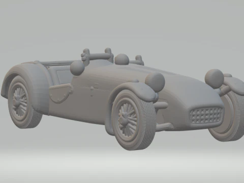 莲花七套件 3D 打印模型