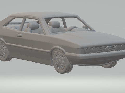 Volkswagen scirocco mk1 3D प्रिंट मॉडल