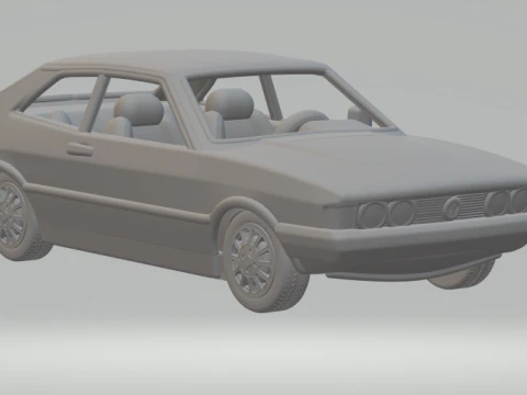 Volkswagen scirocco mk1 3D Print Model