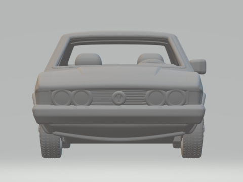 Volkswagen scirocco mk1 3D प्रिंट मॉडल