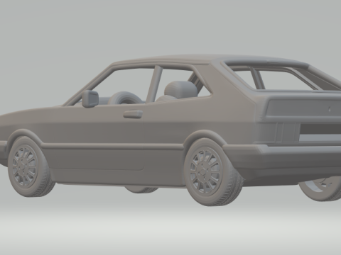 Volkswagen scirocco mk1 3D प्रिंट मॉडल