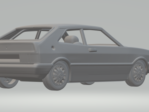 Volkswagen scirocco mk1 3D प्रिंट मॉडल