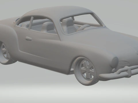 フォルクスワーゲン カルマンギア クーペ 3Dプリントモデル