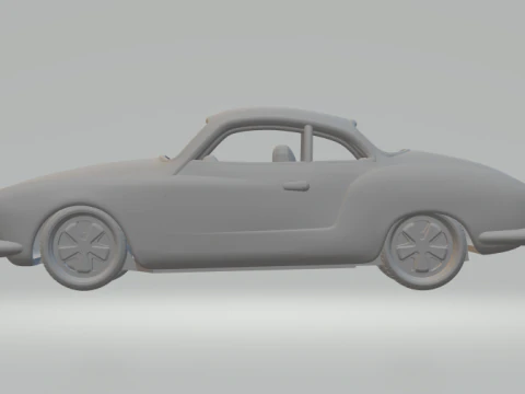 Volkswagen Karmann-Ghia Coupe 3D Print Model