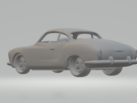 Volkswagen Karmann-Ghia Coupe Modello di stampa 3D