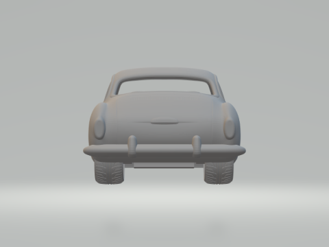 Volkswagen Karmann-Ghia Coupe Modello di stampa 3D