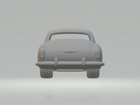 Volkswagen Karmann-Ghia Coupe 3D Print Model