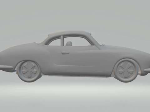 Volkswagen Karmann-Ghia Coupe 3D Print Model