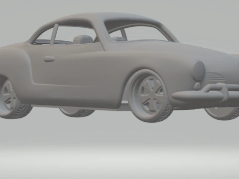 Volkswagen Karmann-Ghia Coupe 3D Print Model