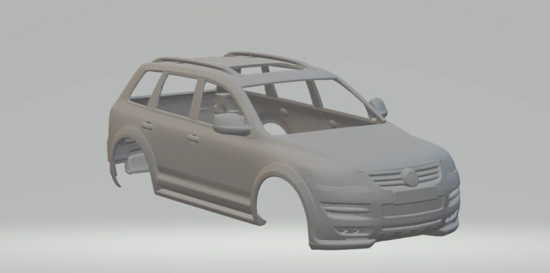 Volkswagen touareg 3D Print Model .c4d .max .obj .3ds .fbx .stl .blend 
