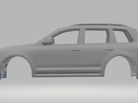 Volkswagen touareg 3D-Druckmodell