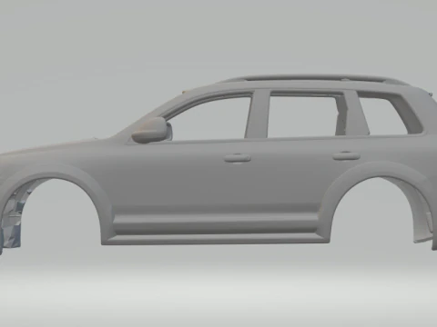 Volkswagen touareg 3D Print Model