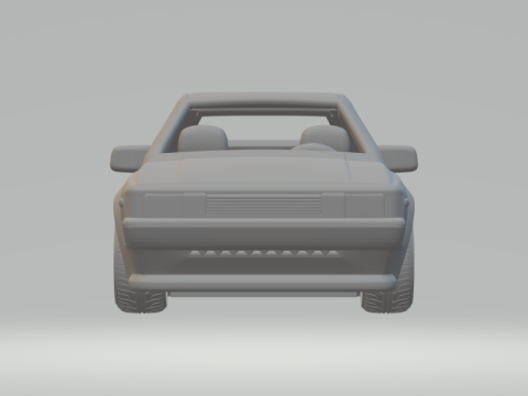 Volkswagen scirocco Modello di stampa 3D