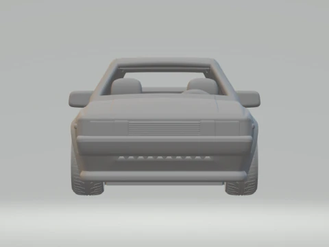 Volkswagen scirocco 3D Print Model