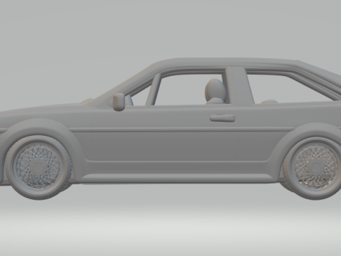 Volkswagen scirocco Modello di stampa 3D