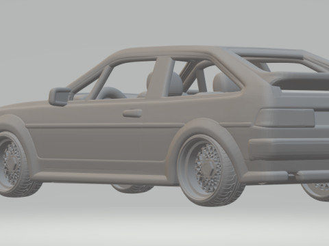 Volkswagen scirocco Modello di stampa 3D