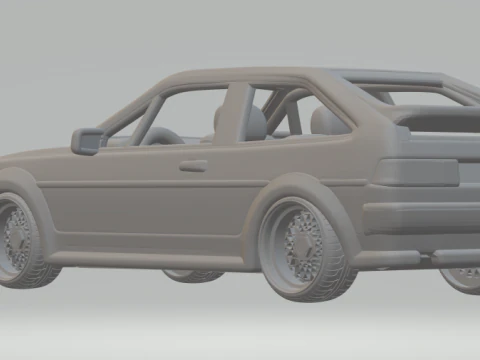Volkswagen scirocco 3D Print Model