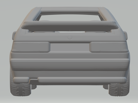 Volkswagen scirocco Modello di stampa 3D