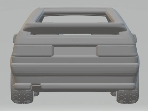 Volkswagen scirocco 3D Print Model