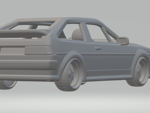 Volkswagen scirocco Modello di stampa 3D