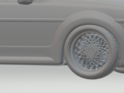 Volkswagen scirocco Modello di stampa 3D