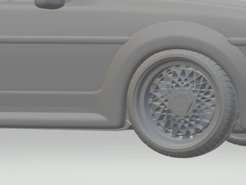 Volkswagen scirocco 3D Print Model