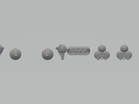Auxiliary lights cars diecast 3D-printmodel