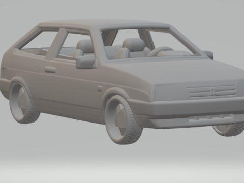 Lada 2108 3D Print Model