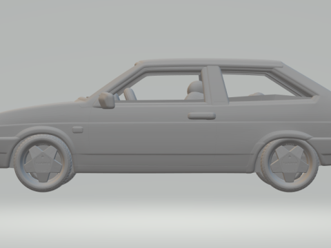 Lada 2108 3D Print Model