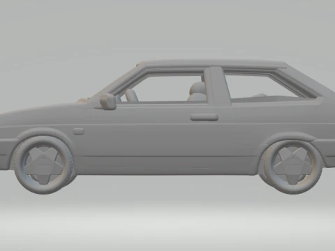 Lada 2108 3D Print Model