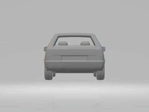 Lada 2108 3D Print Model