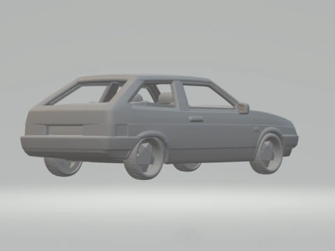 Lada 2108 3D Print Model