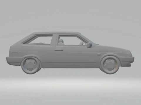 Lada 2108 3D Print Model