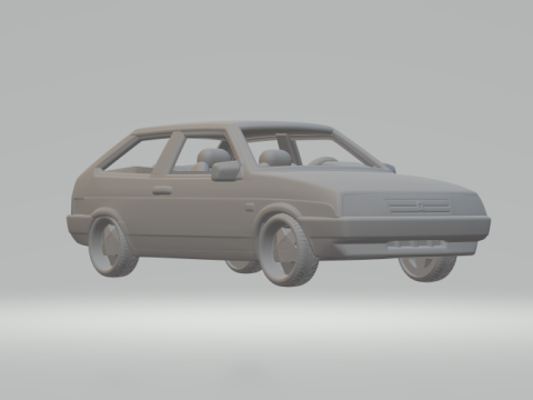 Lada 2108 3D Print Model
