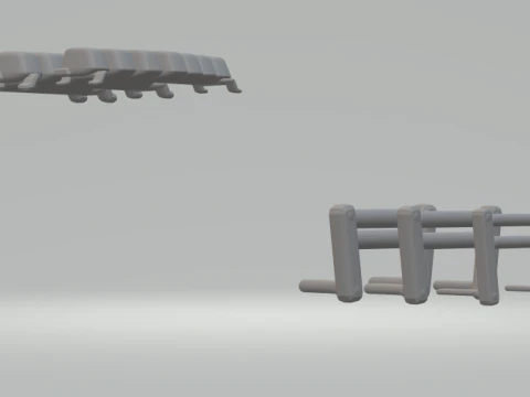 경찰차량 부품 3D 프린트 모델