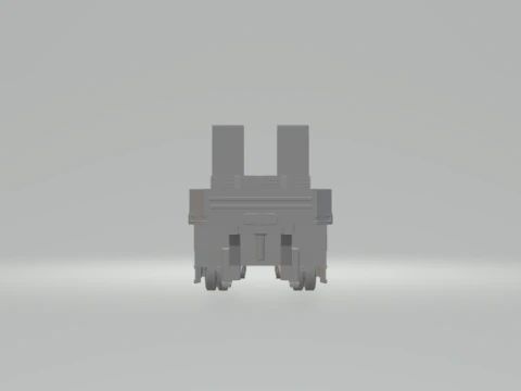 Trailer lowboy 3D Print Model