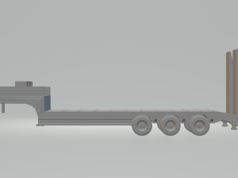 Trailer lowboy Modello di stampa 3D