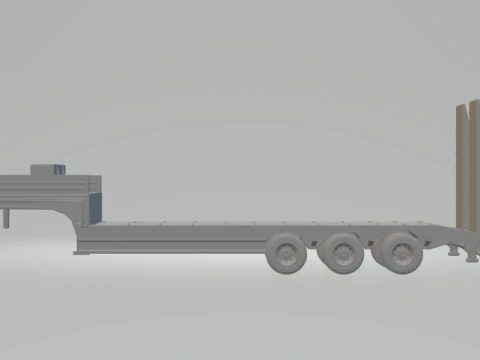 Trailer lowboy 3D Print Model