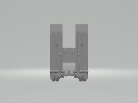 Trailer lowboy 3D Print Model