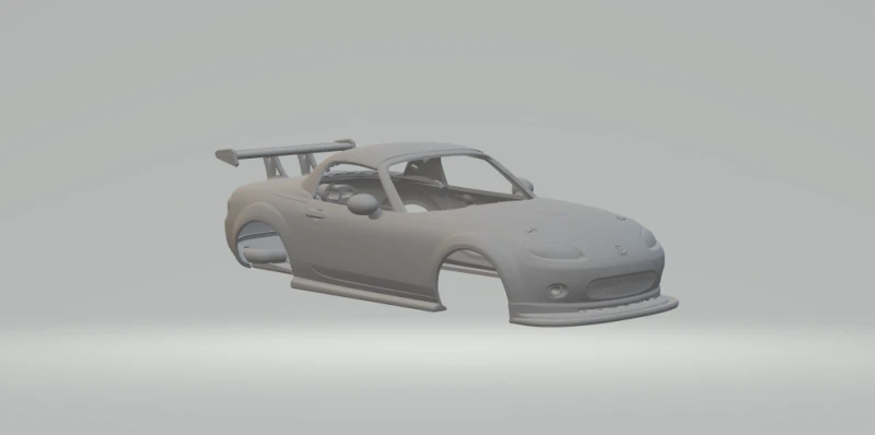 Mazda mx5 3D Print Model .c4d .max .obj .3ds .fbx .stl .blend